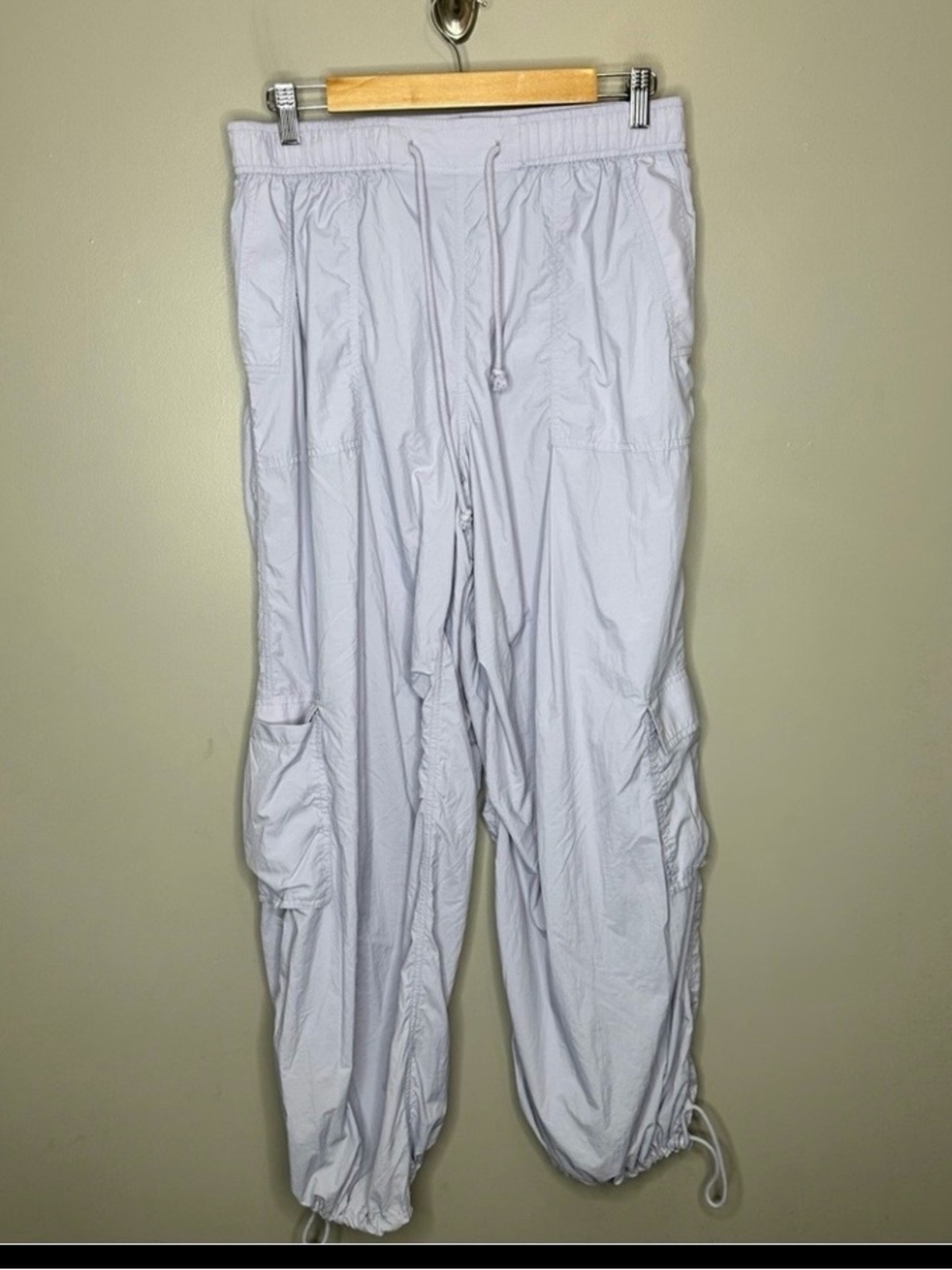 Anthropologie/Daily Practice Light Lavender/Gray Track Jogger Pants